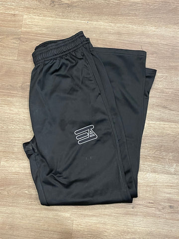 Express Athletics Fleece Sweat Pants: EA Charcoal Grey Logo